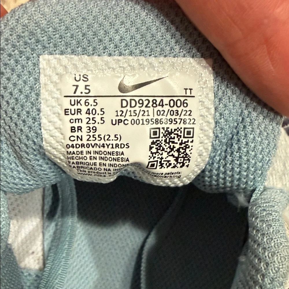 Nike Flex Experience‎ RN 11 NN Pure Platinum Thunder Blue DD9284-006 Men’s 7.5